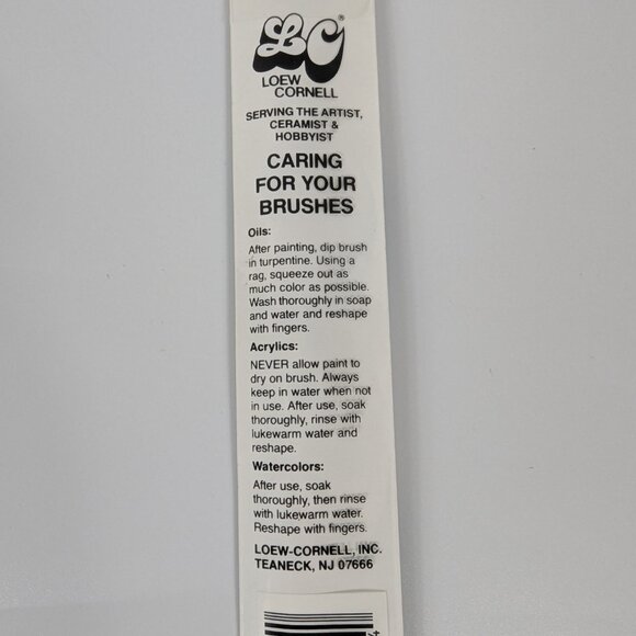 Loew Cornell 7000 Series Size 4B Round Synthetic Hair Paintbrush Made in Japan - Picture 4 of 5
